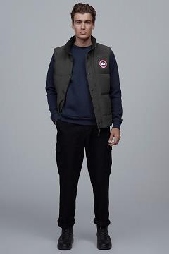 Chamarras Canada Goose Hombre Outlet - Garson Chalecos Grises RI0652413